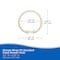 Kenney Mfg Rust-Proof Smooth Plastic Shower Curtain Rings, Set of 12, Cream KN61224V1 - alternate 7